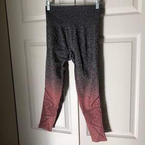 PINK ombré leggings